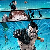 Sample Color -  Namor. Comic, Ilustração digital e Ilustração tradicional projeto de victoruchoa1 - 19.08.2025