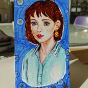 Lucia  Ein Projekt aus dem Bereich Comic, Traditionelle Illustration und Malerei von Lula Escoto Campos - 20.08.2025