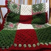 MANTA NAVIDEÑA Ein Projekt aus dem Bereich Crochet, DIY und Weben von ADRIANA REY - 20.08.2025