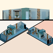 Diseño de interior: Identidad Introspectiva. Un proyecto de Diseño interactivo, Arquitectura interior, Interiorismo y Diseño de espacios de Brigitte Charlotte Benavides Bolaños - 21.08.2025