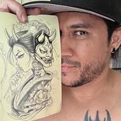 Primer proyecto con Domestik. Desenho de tatuagens projeto de Kenny Ruiz - 21.08.2025