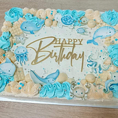 In fondo al mar 🐟🐚. Baking, Buttercream, Edible Art, Food St, ling, Cake Decorating, Cake Design, Cupcakes, DIY, and Sugar Flowers project by daniela_dicandia - 08.21.2025