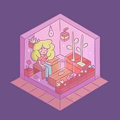 Hora de comer . Un proyecto de Animación 2D, Animación, Diseño de personajes, Ilustración digital, Ilustración tradicional y Manga de csuarezserralta - 22.08.2025