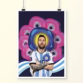 Messi Bday. Un proyecto de Ilustración digital de nlo - 24.08.2025