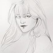 Proyecto del curso Sketchbook de retrato. Artistic Drawing, Drawing, Portrait Drawing, Sketchbook, and Sketching project by Zayed Zabala Vallejo - 08.24.2025