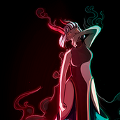 Crente . Design de personagens e Ilustração digital projeto de Josefina Duciak - 25.08.2025