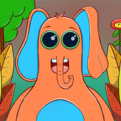 Elefante - Mi primer proyecto de dibujo. Un proyecto de Dibujo digital, Ilustración tradicional e Ilustración digital de Vin Alonso Hernández - 25.08.2025