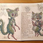 Blossomtails fantasy creature painting Ein Projekt aus dem Bereich Design von Figuren, Zeichnung, Malerei, Bleistiftzeichnung und Aquarellmalerei von Hadassa Moretti - 26.08.2025