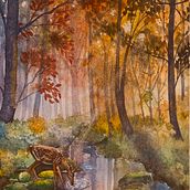 Bosque Encantado Ein Projekt aus dem Bereich Malerei und Aquarellmalerei von Andrea Vanegas Villamil - 27.08.2025