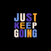 Just Keep Going . % Hannah B tarafından hazırlanan Animas, on, 3D Animas, on, Hareketli Grafikler, Tipografi, Ve Kinetik Tipografi projesi - 08.30.2025