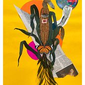 La reina de la mazorca. Un progetto di Artigianato, Collage, Illustrazione tradizionale e Pattern design di Silvia Camila Prias Rodríguez - 31.08.2025