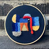 Final project. Embroider, Punch Needle, and Textile Design project by deekeilholz - 08.31.2025