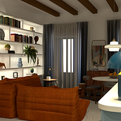 Un casa sensorial con história. Een project van Interieurontwerp,  Interieurdecoratie y  Interieur van Vanessa Rodriguez Gomes - 01.09.2025