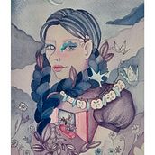 Ilustración oniríca - Lo Que Nos es Parte . Un proyecto de Ilustración infantil, Dibujo, Ilustración editorial, Ilustración tradicional, Narrativa y Pintura a la acuarela de Sole Acosta - 01.09.2025