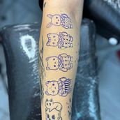 Ternurines. Un projet de Illustration traditionnelle , et Conception de tatouage de lopezclarissadiaz - 02.09.2025