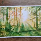 Ze wzoru. Painting, and Watercolor Painting project by Maryna Apostolova - 09.02.2025