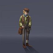 Ray. Concept character design. . % Svitlana Hrynchuk tarafından hazırlanan Karakter Tasarımı, Konsept Sanatı, Dijital Çizim, Dijital İllüstras, on, Dijital Bo, Ve ama projesi - 09.02.2025