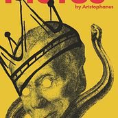 Aristophanes's Plutus Theater Poster. Publicidade, Design, Ilustração digital, Ilustração tradicional, Ilustração com tinta, e Design de cartaz projeto de stapapaioannou - 03.09.2025