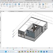 3D Building Model Using Revit. Un progetto di 3D, Architettura, Architettura digitale, Architettura d'interni, Modellazione 3D e ArchVIZ di Bhumika Sharma - 04.09.2025