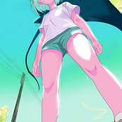 Mantarraya . Character Design, Comic, Digital Illustration, Traditional illustration, and Manga project by Santiago Cifuentes - 09.04.2025