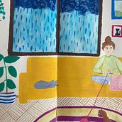 My final project for the course "Sketchbook Exercises for Artistic Growth" Ein Projekt aus dem Bereich Zeichnung, Bildende Künste, Traditionelle Illustration, Sketchbook und Skizzenentwurf von Anastasia Papathanaki - 05.09.2025