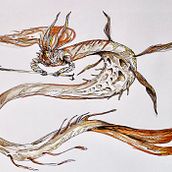 Sketchbook fantástico: Sirena guardián. Een project van  Creativiteit,  Tekening, Traditionele illustratie y Sketchbook van Walter Conci - 05.09.2025
