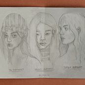 Proyecto final Sketchbook de retrato . % bogdan_radulescu tarafından hazırlanan Sanatsal Çizim, Çizim, Portre Çizimi, Eskiz defteri, Ve Eskiz çizimi projesi - 09.07.2025