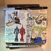 Gratitude Journal: August 2025. Traditional illustration, Drawing, Sketchbook, Stor, and telling project by Stig Legrand - 09.07.2025