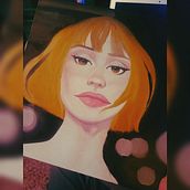 Proyecto final retrato al oleo (practica) . Fine Arts, Oil Painting, and Painting project by Liliana Alejandra Martinez Gonzalez - 09.08.2025