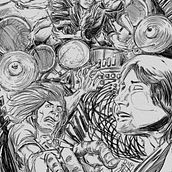 ABRASIONES ELP. Un projet de Illustration numérique, Créativité, Illustration à l'encre et Instagram de Humberto Morales Sánchez - 08.09.2025