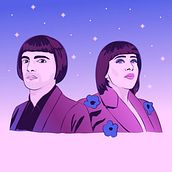 DOS. Un proyecto de Ilustración digital e Ilustración vectorial de Geraldine Naim - 08.09.2025
