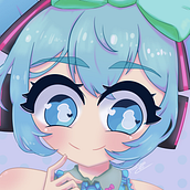 Miku x Cinnamoroll . Ilustrație digitală de Lochan Whitely - 09.10.2025