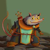Opossum  Ein Projekt aus dem Bereich Design von Figuren, Digitale Illustration, Zeichnung, Traditionelle Illustration, Erzählung, Stor und telling von Yuri Bernabini - 11.09.2025