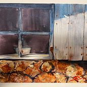 Cottage Window final painting. Un proyecto de Bellas Artes, Ilustración tradicional, Pintura y Pintura a la acuarela de Sabrina Teplin - 14.09.2025