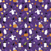 Halloween themed pattern. Digital Illustration, Traditional illustration, Pattern Design, Product Design, and Children's Illustration project by daisydany - 09.14.2025