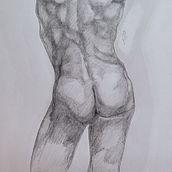 Progetto disegno figura umana in movimento da un modello.. Un progetto di Belle arti, Bozzetti, Disegno, Disegno a matita e Disegno realistico di Angelica Perseu - 15.09.2025