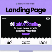  Ladrian Studio – Agencia Creativa Web Responsive. Projekt z dziedziny Projektowanie graficzne, Web design i UX / UI użytkownika Andres Matos - 15.09.2025
