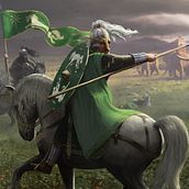 Eomer faces the Mumakil. Digital Illustration, Digital Drawing, and Digital Painting project by Wouter Florusse - 09.15.2025