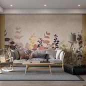 Autumn Leaves Watercolor Wallpaper Mural Ein Projekt aus dem Bereich Innendesign von Wallanza wallpaper - 16.09.2025