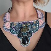 Mijn sterrennacht. Een project van Craft, Borduurwerk y Sieradenontwerp van Natalia Luca - 17.09.2025