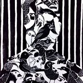Caged Birds 2018. Un projet de Illustration traditionnelle de ilovemealy - 19.09.2025