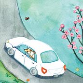 Animal Characters in Watercolor for Children's Book . Un proyecto de Ilustración tradicional, Ilustración infantil, Narrativa, Pintura y Pintura a la acuarela de Karla Stone - 19.09.2025