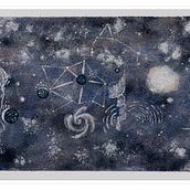 Imagen inspirada en el Album Sleep de Max Richter. Un progetto di Illustrazione tradizionale di mariac_vera2010 - 19.09.2025