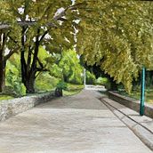 El Ultimo Puente. Artes plásticas, Ilustração tradicional, Ilustração naturalista, Pintura a óleo, e Desenho a lápis projeto de Vladimir Gonzalez Avila - 20.09.2025