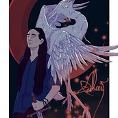 Alcest - Spiritual Instinct. Een project van Digitale illustratie, Digitale tekening y  Muziek van María Ferreiro-Subrido - 20.09.2025