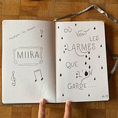 Journal de Lettres @lunol. H, Lettering, Sketchbook, Desenho a lápis, e Lettering projeto de Cécile Camatte - 20.09.2025