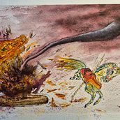 Carousel - Siouxsie & the Banshees. Watercolor Painting project by Kate P - 09.21.2025