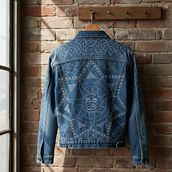 2nd Sashiko denim project . Desain Tekstil, Seni, Kerajinan, Seni Serat, Dan Bordir proyek oleh Karl Styrsky - 09.21.2025