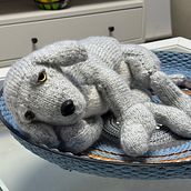 Sheep-puppy . DIY, Arte din fibre, Tricotat și Design textil de Daphna Vamos - 09.22.2025