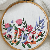 Prénom broderie. Een project van Borduurwerk y Textielontwerp van Julia Scheidt - 24.09.2025